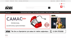 Desktop Screenshot of kanalacmamakinasi.com